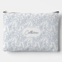 Französisch Blau Toile Blumen Spitze Personalisier