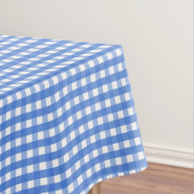 Französisch Blau und Weiß Gingham