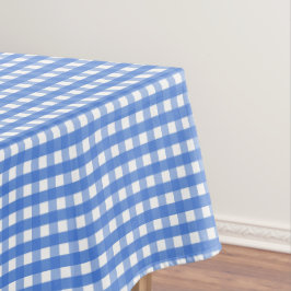 Französisch Blau und Weiß Gingham Tischdecke