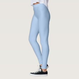 Französisch-blaue Leggings in Solid Color