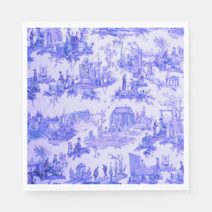 Französisch Blue White Toile Chinoiserie Stil Rust Serviette