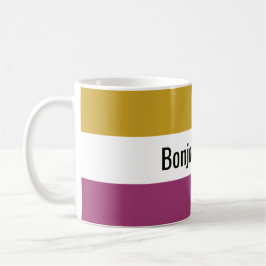 Französisch Bonjour Hallo Alle Kaffeetasse