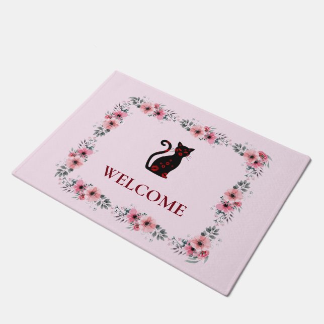 Französisch: Bonne Soiree Doormat Fußmatte (Schrägansicht)