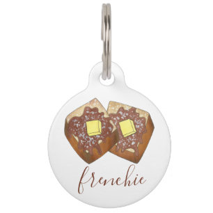 Französisch Bulldog Französisch Toast Frühstück Es Haustiermarke