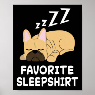 Französisch Bulldog Hunde Nickerchen Schlaf Schlaf Poster