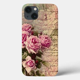 Französisch Country chic, Shabby Chic, rosa Rosen, Case-Mate iPhone Hülle