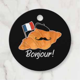Französisch Croissant Lover France Flag Frankophil Geschenkanhänger