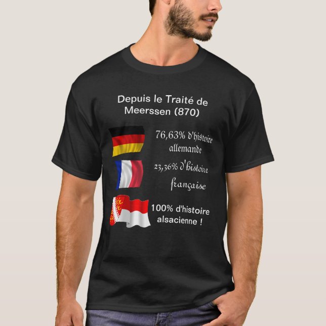 Französisch-Deutsch-Alsacien-T-Shirt T-Shirt (Vorderseite)