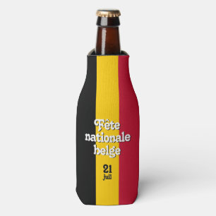 Französisch-Fête nationale belge belgische Flagge Flaschenkühler