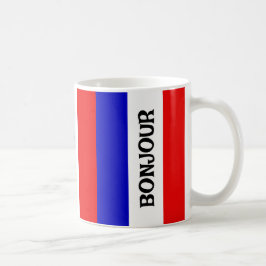 Französisch-Flag-Design-Kaffee-Tasse Kaffeetasse