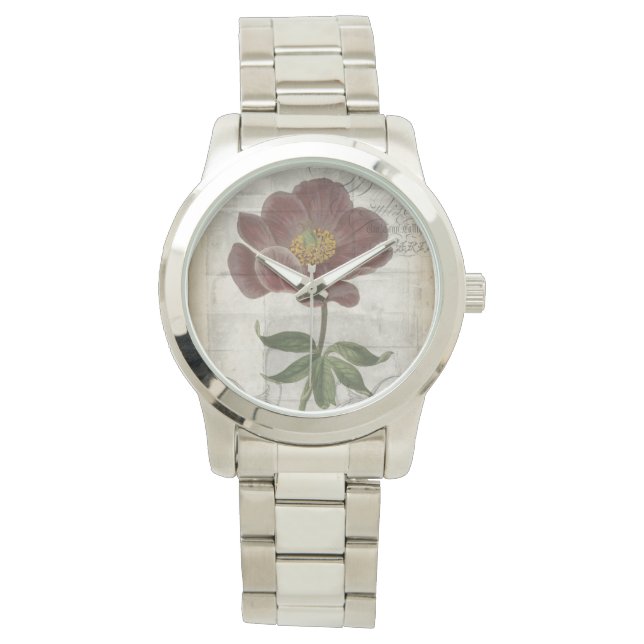 Französisch-Floral I Armbanduhr (Vorderseite)