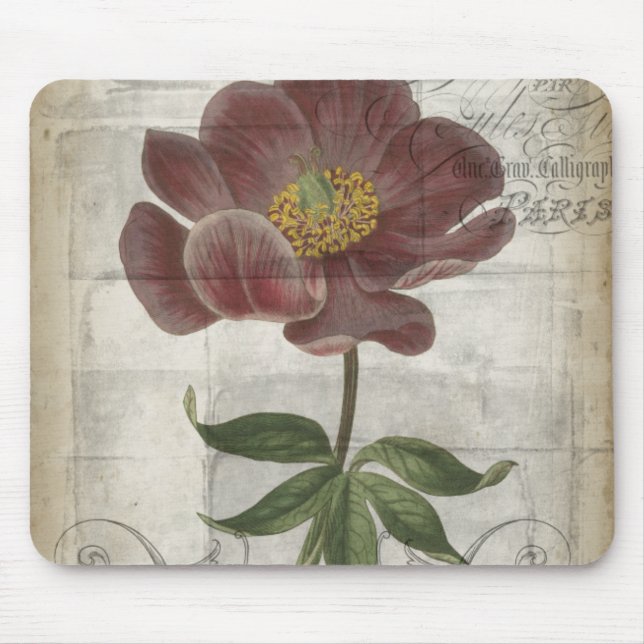 Französisch-Floral I Mousepad (Vorne)
