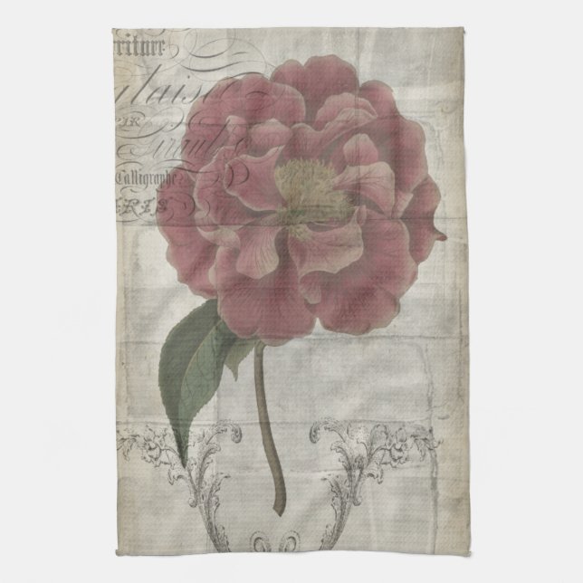 Französisch-Floral III Küchentuch (Vertikal)