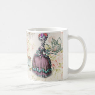 Französisch floral Paris Teezeremonie Party Marie  Kaffeetasse