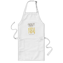 Französisch Fries Liebe Sprache Funny Apron Lange Schürze