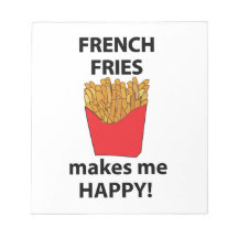 Französisch Fries macht mich glücklich Französisch