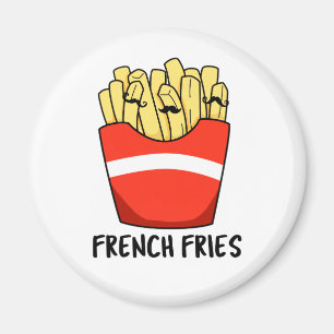 Französisch Fries Niedlich Fast Food Pun Magnet