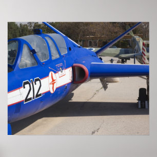 Französisch gebaute Fouga Magister-Trainerin Poster
