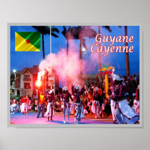 Französisch-Guayana - Cayenne - Le Carnaval - Poster
