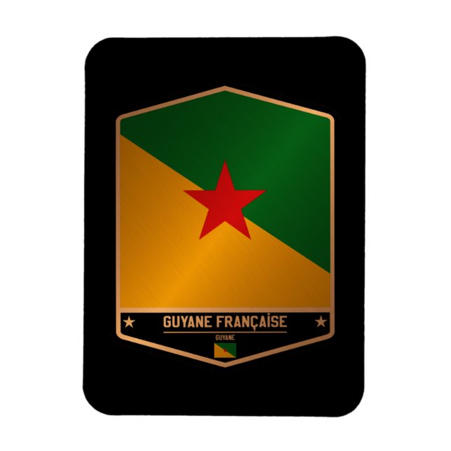 Französisch-Guayana Magnet (Vertikal)