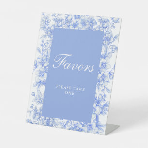 Französisch Hochzeit Floral Etwas Blue Lieblings Sockelschild