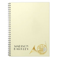 Französisch Horn Musician Band Teacher Notebook