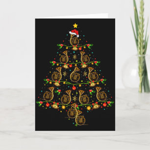 Französisch Horn Musikliebhaber Weihnachtsgeschenk Karte