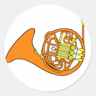 Französisch Horn Stickers