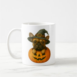Französisch in Pumpkin Kaffeetasse
