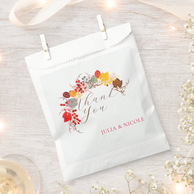 Französisch Kissed Sweet Berry Trauben Blume Hochz Geschenktütchen (Ausgeschnitten)