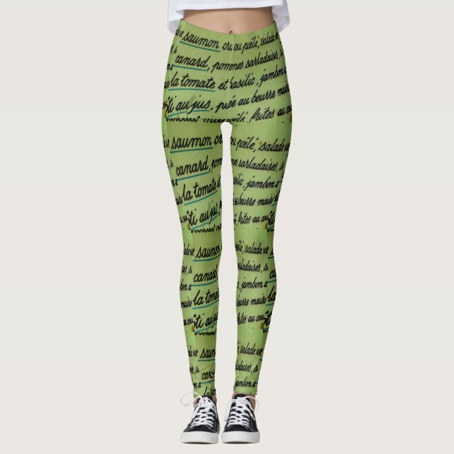Französisch Leggings (Vorderseite)
