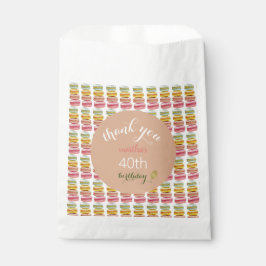 Französisch Macarons Wasserfarbe Handgemalt Geschenktütchen