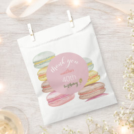 Französisch Macarons Wasserfarbe Handgemalt Geschenktütchen