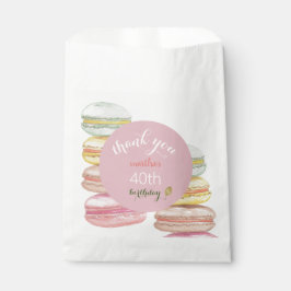 Französisch Macarons Wasserfarbe Handgemalt Geschenktütchen