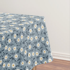 Französisch Navy Blau Modern Farmhouse Gänseblümch Tischdecke