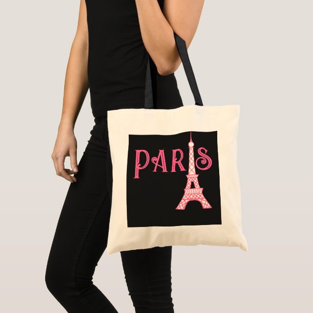 Französisch Paris Eiffel Tower Tower Bag Tragetasche (Vorderseite (Produkt))