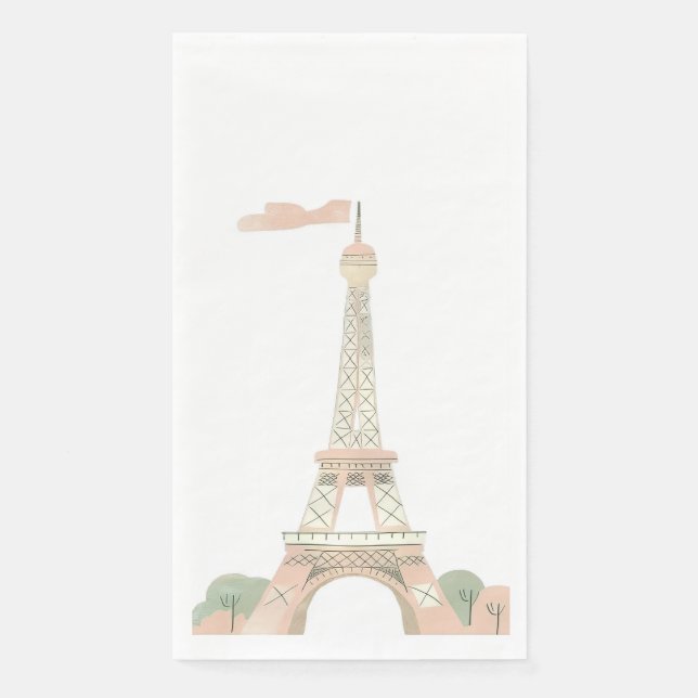 Französisch Paris Patisserie Serviette (Vorderseite)