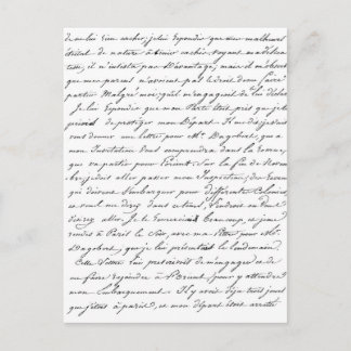 Französisch-Paris-Skript Postkarte