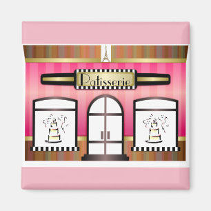 Französisch Patisserie Magnet