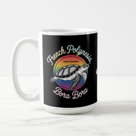 Französisch Polynesien Bora Moorea Tahiti Turtle Kaffeetasse