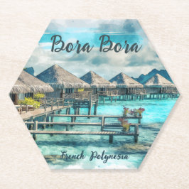 Französisch Polynesien Bora | Untersetzer