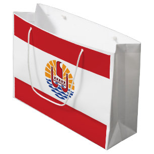 Französisch-Polynesien-Flagge Große Geschenktüte