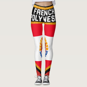 Französisch-Polynesien-Flagge Leggings