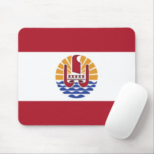 Französisch-Polynesien-Flagge Mousepad