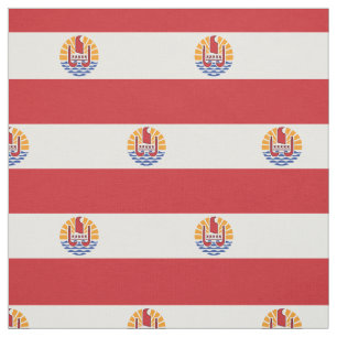 Französisch-Polynesien-Flagge Stoff