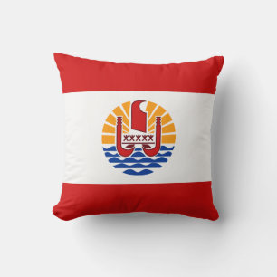 Französisch-Polynesien-Flagge x Flaggenkissen Kissen