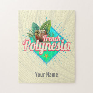 Französisch-Polynesien-Insel Pazifischer Vintager