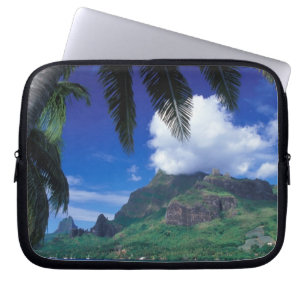 Französisch-Polynesien, Moorea. Cooks Bay. Grün Laptopschutzhülle