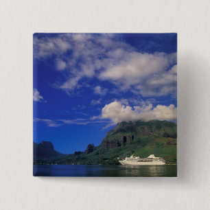 Französisch-Polynesien, Moorea. Cooks Bay. Kreuzf Button