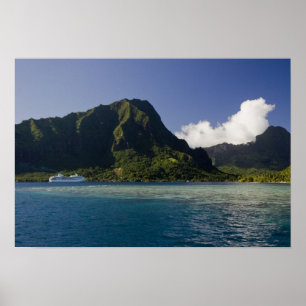 Französisch-Polynesien, Moorea. Der Paul Gauguin Poster